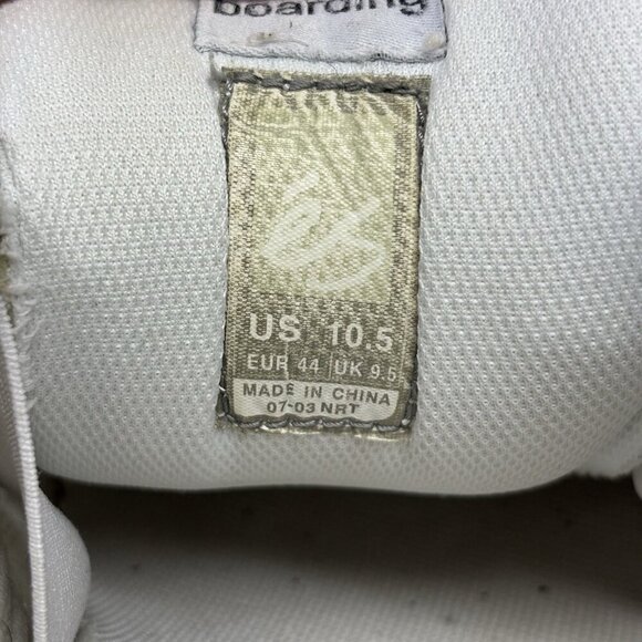 Es Skateboard Shoes White/Tan Men’s 10.5 07-03 NRT Rare OG Vintage Style Classic - Picture 11 of 12